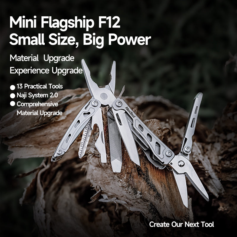 The NexTool Mini Flagship F12 is engineered as a compact yet capable multi-tool built for everyday utility, outdoor use and light maintenance tasks. Designed to provide essential gripping, cutting and fastening tools in a streamlined format, the F12 offers practical functionality without excess bulk. www.defenceqstore.com.au