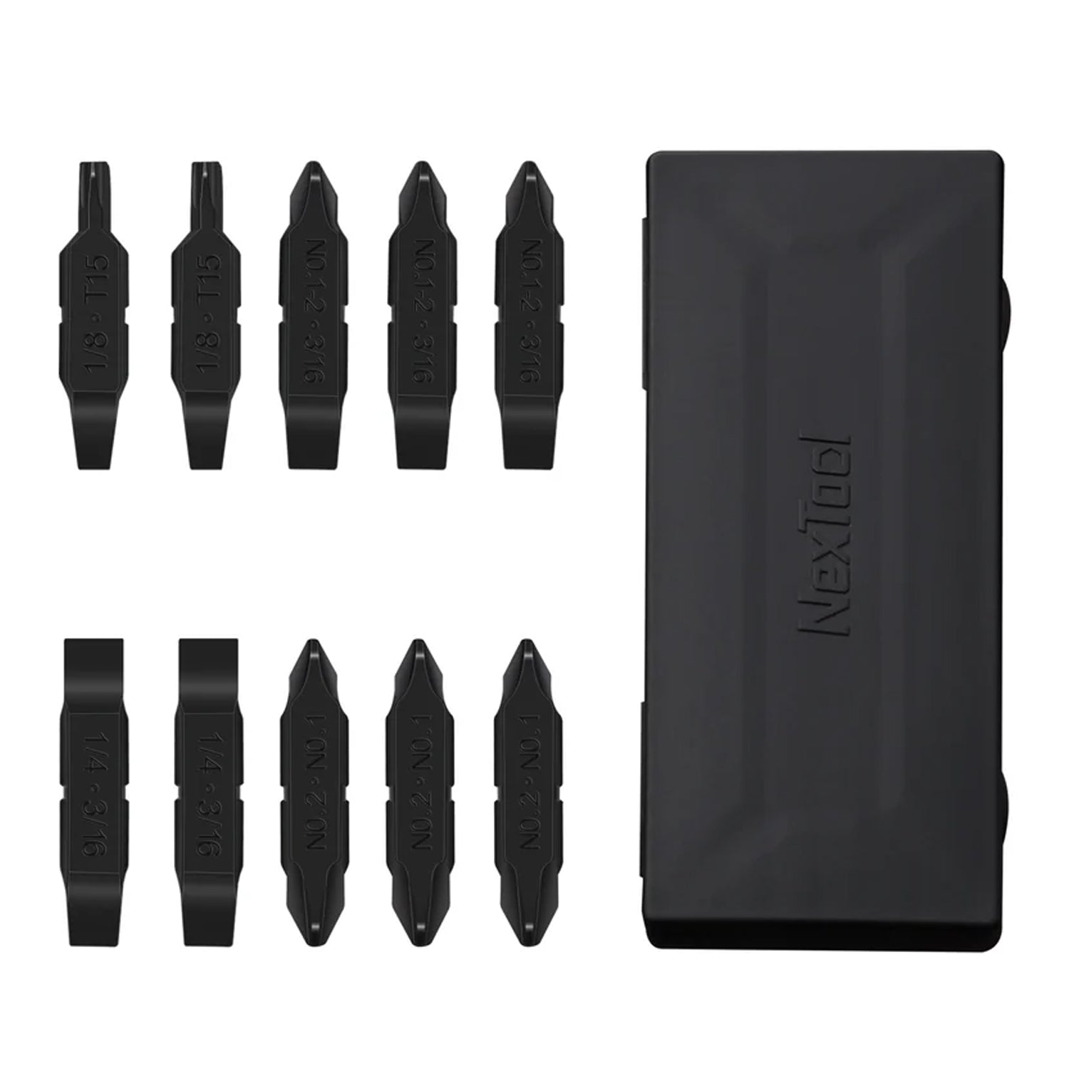 The NexTool Bit Kit AS2 is engineered to enhance the versatility of compatible NexTool multi-tools equipped with a bit driver interface. Designed for durability and precision, the AS2 set provides a range of commonly used driver bits in a compact and organised storage format. www.defenceqstore.com.au