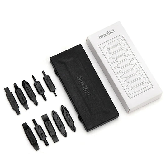 The NexTool Bit Kit is designed to expand the fastening capability of compatible NexTool multi-tools equipped with a bit driver interface. Built for durability and precision, this kit provides a range of commonly used driver bits in a compact and portable format. www.defenceqstore.com.au