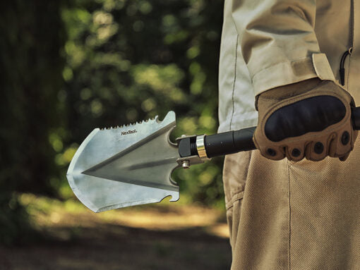 The NexTool Multi-Functional Detachable Shovel is engineered as a versatile outdoor tool system built for durability, portability and adaptability. Designed with a modular detachable handle system, it allows compact storage while delivering full-length functionality when assembled. www.defenceqstore.com.au