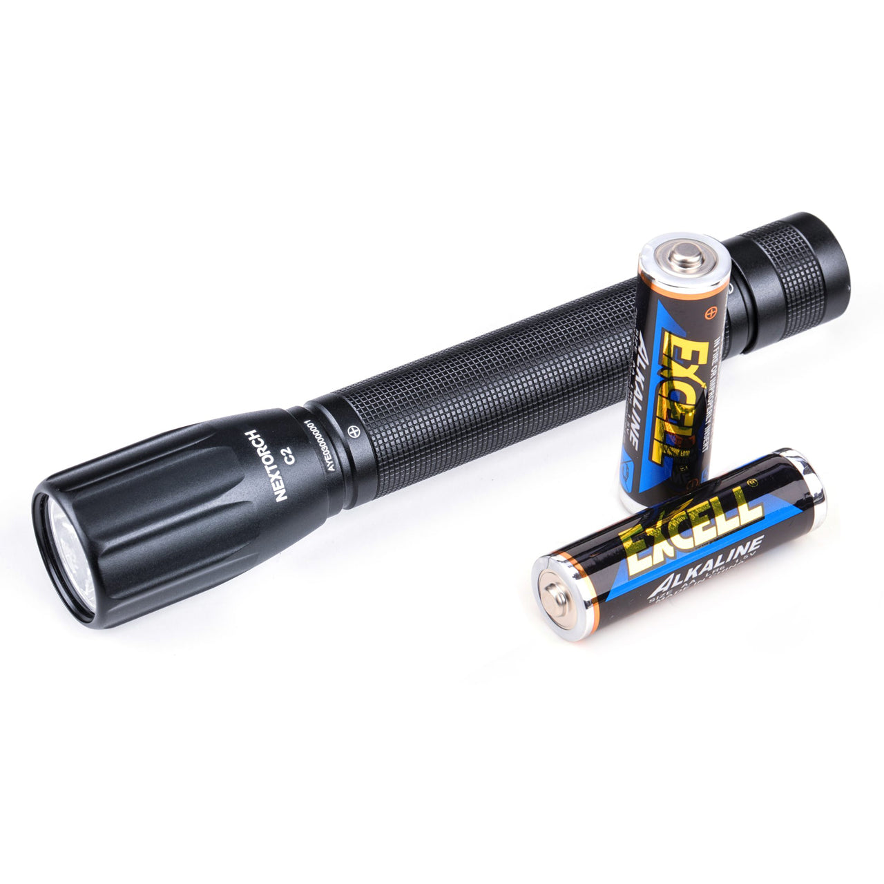 Nextorch C-Series Compact Lightweight Torch, AA Batteries, Lanyard Inc ...