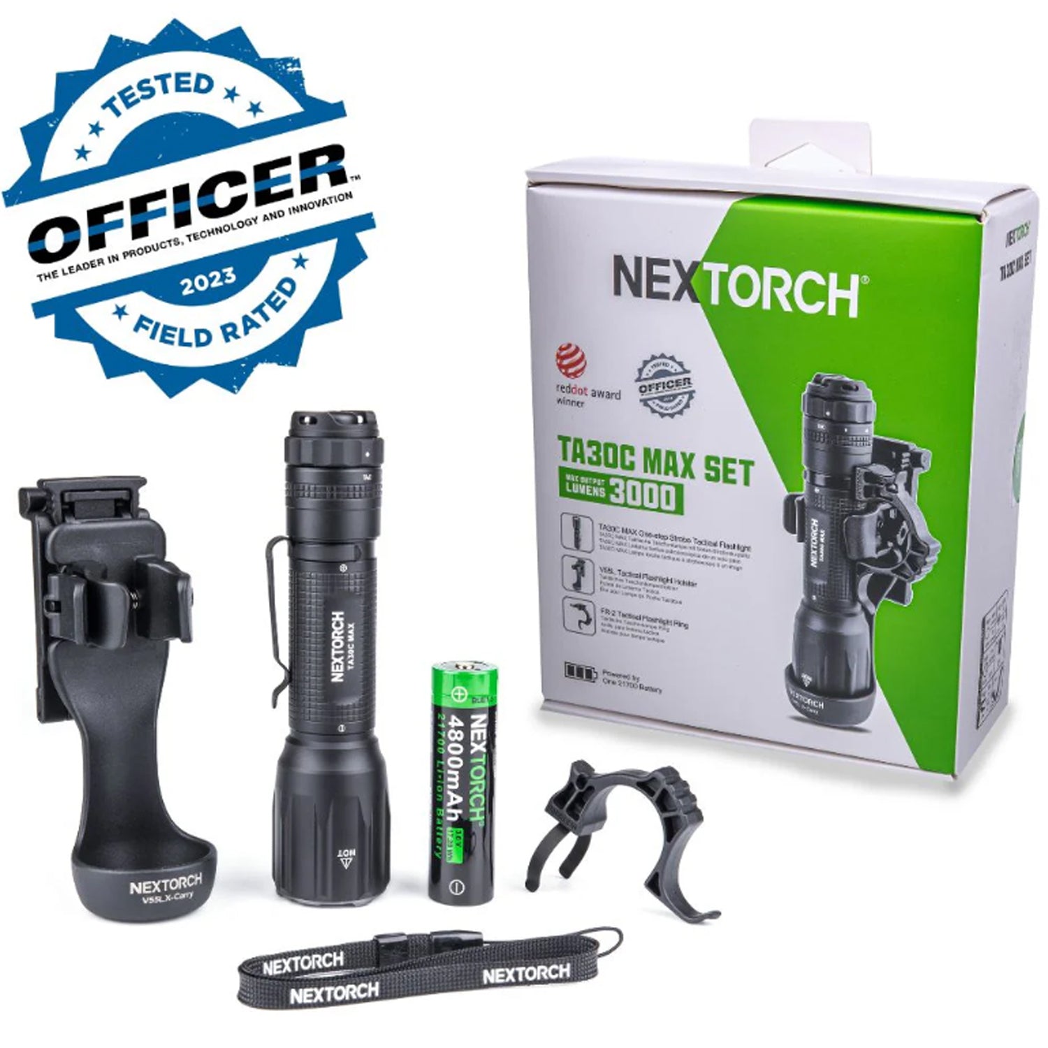 Introducing the NEXTORCH TA30C MAX POLICE KIT, meticulously crafted to exceed the standards of law enforcement professionals while offering versatile everyday carry capabilities www.defenceqstore.com.au