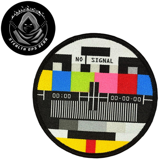 Unleash your creativity with the No Signal Circle Embroidery Patch Hook &amp; Loop Stealth Ops Gear! Measuring 8cm and featuring a beautifully embroidered design and secure hook &amp; loop backing, this patch is a must-have for any collector. www.defenceqstore.com.au