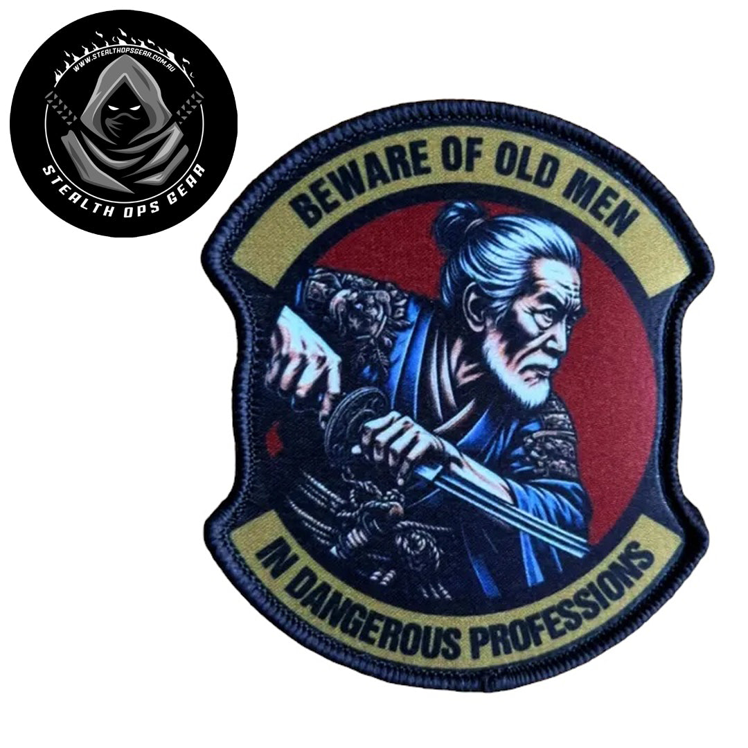 Unleash your creativity with the Dangerous Professions Embroidery Morale Patch Hook &amp; Loop Stealth Ops Gear! Measuring 9x7.5cm and featuring a beautifully embroidered design and secure hook &amp; loop backing, this patch is a must-have for any collector. www.defenceqstore.com.au
