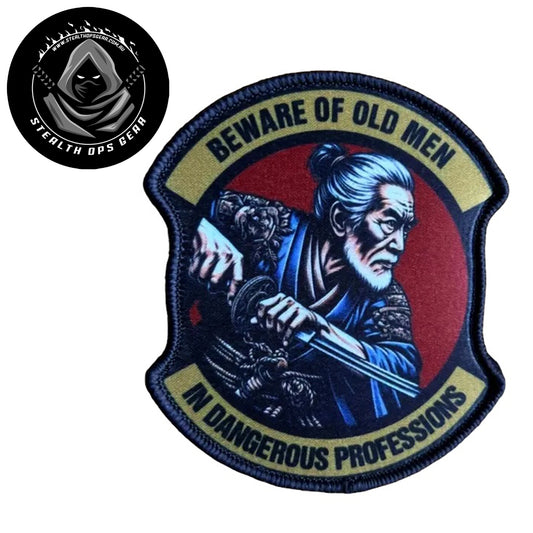 Unleash your creativity with the Dangerous Professions Embroidery Morale Patch Hook &amp; Loop Stealth Ops Gear! Measuring 9x7.5cm and featuring a beautifully embroidered design and secure hook &amp; loop backing, this patch is a must-have for any collector. www.defenceqstore.com.au