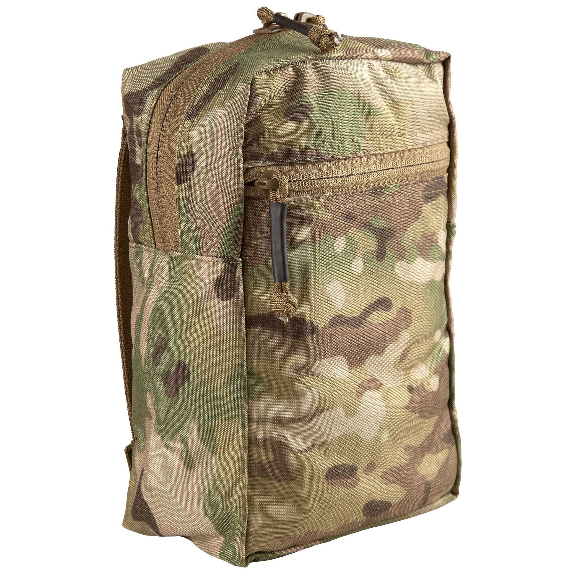 The Platatac Accessories Extra Large Mk2 Pouch is designed as a general purpose utility pouch to stow additional essential items. With internal elastic loops and mesh pocket and an external large flat zippered pocket on the front www.defenceqstore.com.au