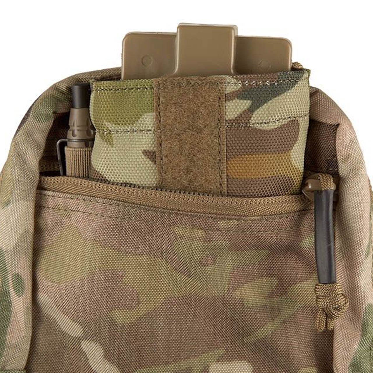 The Platatac Accessories Small Mk4 pouch is designed as a multi-role general purpose utility pouch to stow additional essential items. With internal elastic loops and mesh pocket and an external large flat zippered pocket on the front for organising all those sundry items we always find ourselves carrying. www.defenceqstore.com.au