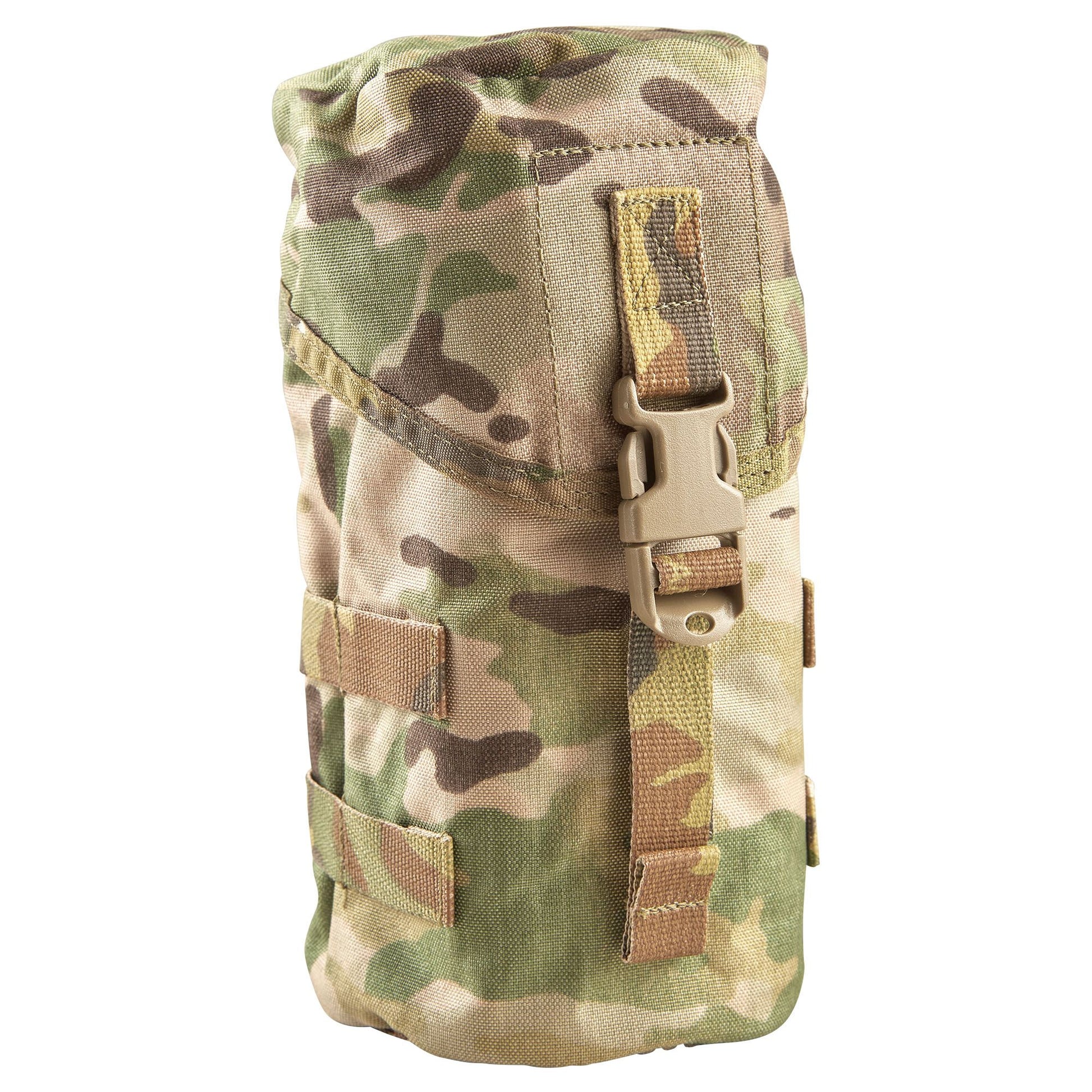 The Platatac Accessories Water Utility Pouch (WUP) is a lightweight, MOLLE compatible, multi-role general-purpose utility pouch to hold a Platatac 1 Litre Flask, 1L Nalgene bottle with cup or similar-sized water bottle or additional kit. www.defenceqstore.com.au