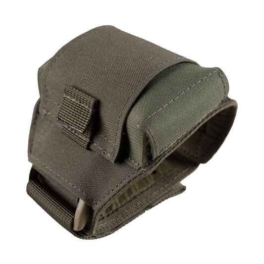 The pouch is constructed from 500D Nylon, with Neorprene backing for improved comfort, and an adjustable 38mm Webbing wristband. www.defenceqstore.com.au where the army shops