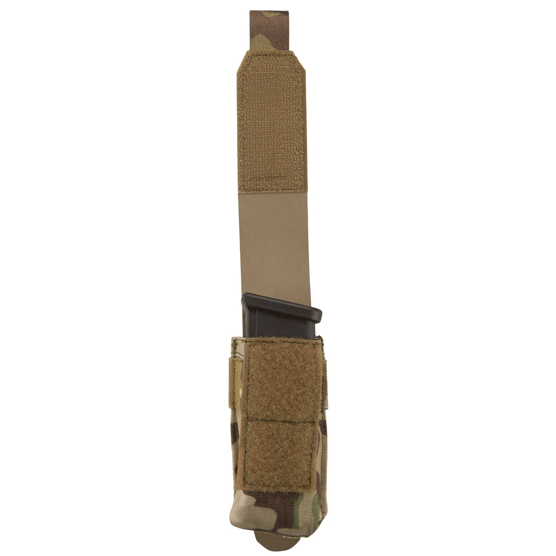 The PLATATAC HW Single Pistol Mag pouch is a durable yet ultra lightweight option to carry a one single or double-stack pistol magazine. At one PALS column wide, it easily attaches via MOLLE to a range of belts and vests. www.defenceqstore.com.au