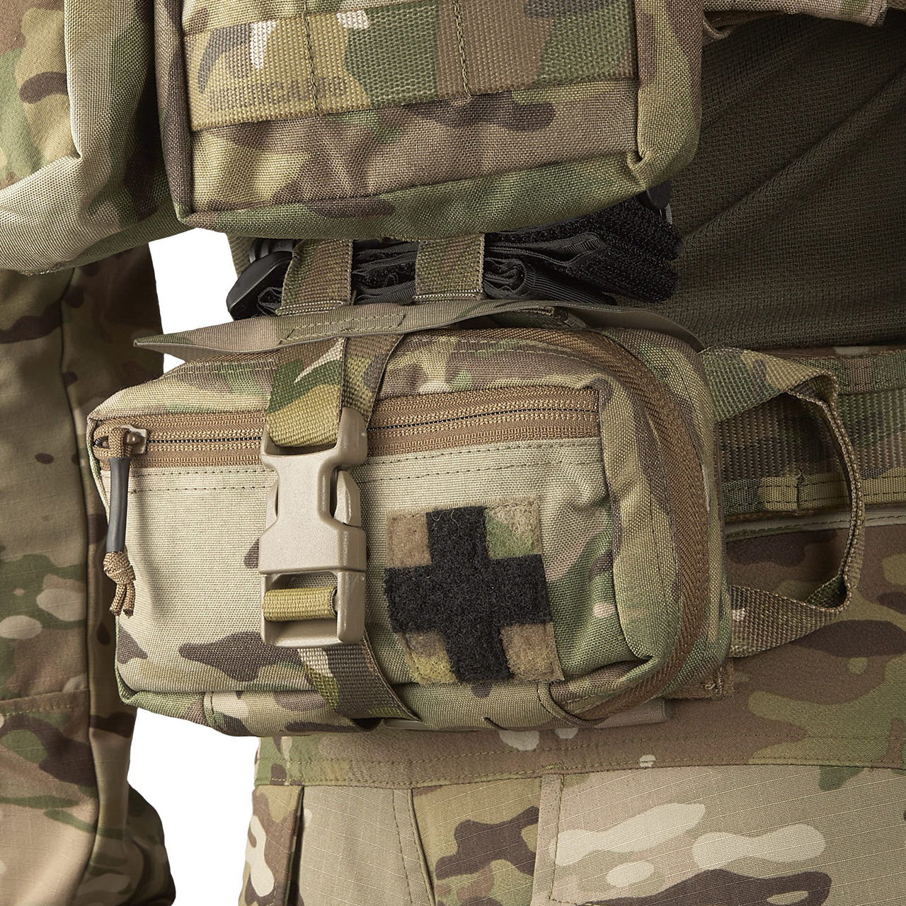 The Platatac HW Tear Away Med Pouch Horizontal (TAMPH) now features Blue Force Gear Ultracomp laminate, the pouch is an ambidextrous, horizontally mountable, compact, well laid out solution to store your individual first aid kit (IFAK) www.defenceqstore.com.au