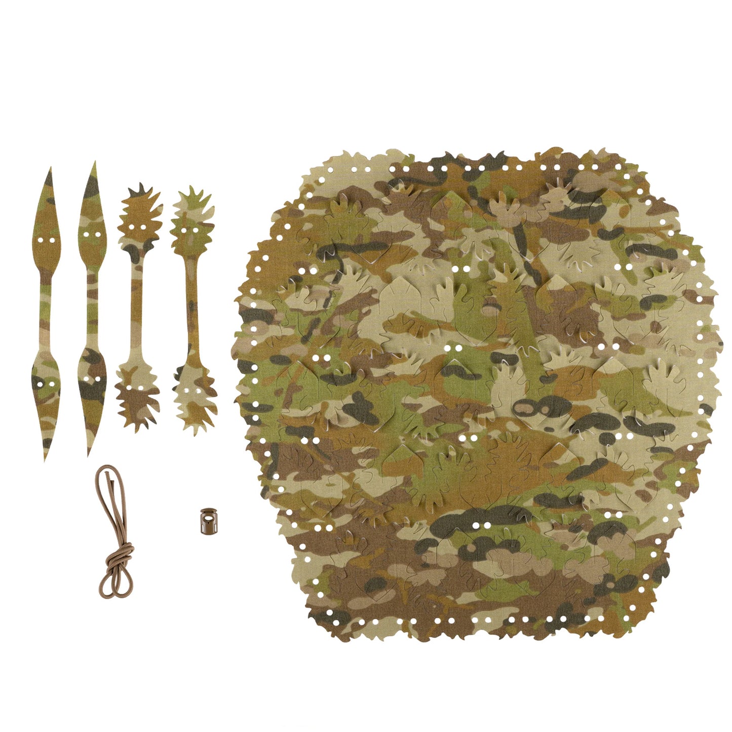 The laser cut Platatac Cam Net Helmet Cover kit in TFP is AMCU cohesive and primarily designed to break up the shape of the ADF issue Team Wendy EXFIL helmet but is also compatible with Ops-Core and Airframe helmets. www.defenceqstore.com.au