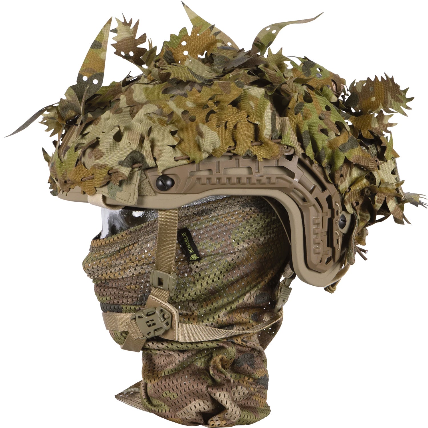 The laser cut Platatac Cam Net Helmet Cover kit in TFP is AMCU cohesive and primarily designed to break up the shape of the ADF issue Team Wendy EXFIL helmet but is also compatible with Ops-Core and Airframe helmets. www.defenceqstore.com.au