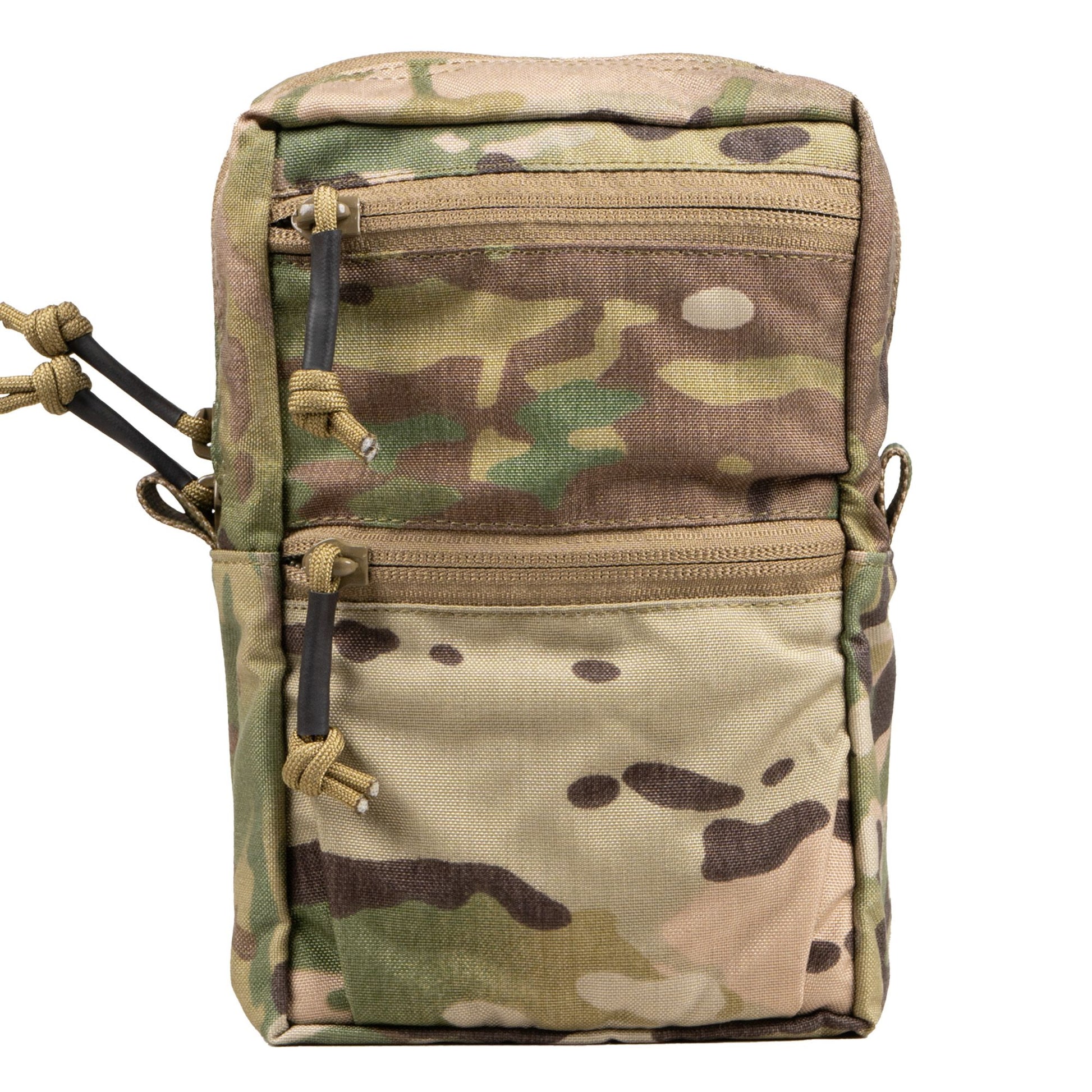 The Platatac LC Accessories Small V5 pouch is a versatile GP/utility pouch designed to hold a variety of items items. It features internal elastic loops and a lightweight open top pocket, as well as two small zippered pockets on the front for various smaller items. www.defenceqstore.com.au where the army shops