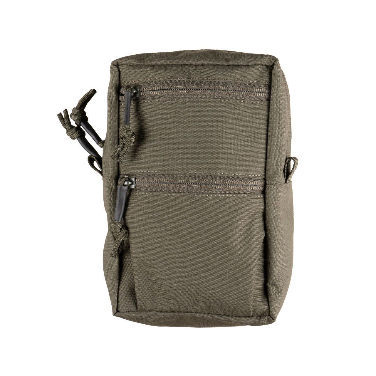 This pouch is perfect for quick access and can be mounted to a patrol order, assault pack, or large pack.  It is suitable for holding a Platatac 1 Litre flask, an Issue canteen with cup, extra rations, a shaving kit, spare batteries, a marker panel, a head torch, a small med kit, or a toggle rope, among other things.  www.defenceqstore.com.au