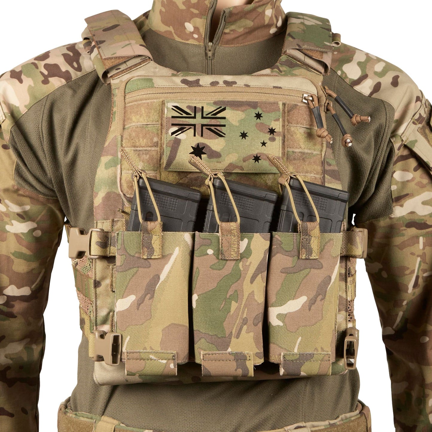 The PLATATAC S&M Zippered Admin Pouch is a large, low-profile admin pouch designed for plate carrier and chest rig use so that you can store and organise all your field administration needs in one location. www.defenceqstore.com.au