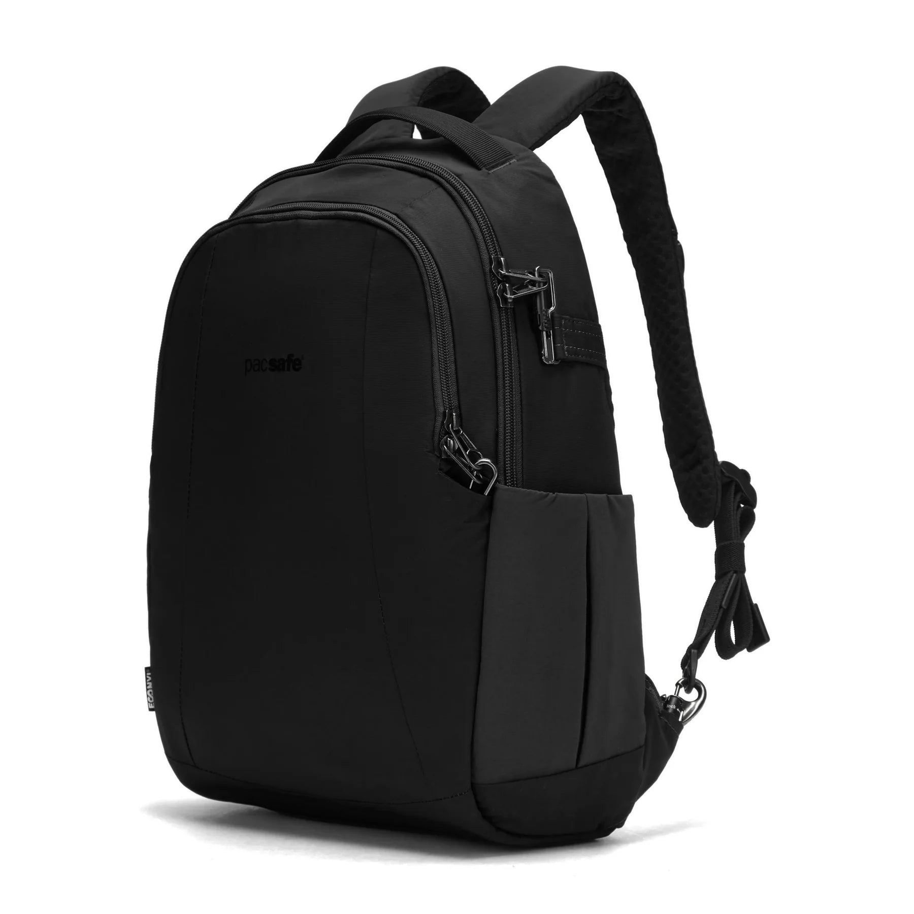 Protect your valuables and our planet in this compact, 15L backpack that’s perfect for short day trips. All your things are organized in handy pockets and protected by patented anti-theft technology. Made with ECONYL® regenerated nylon fibre. www.defenceqstore.com.au