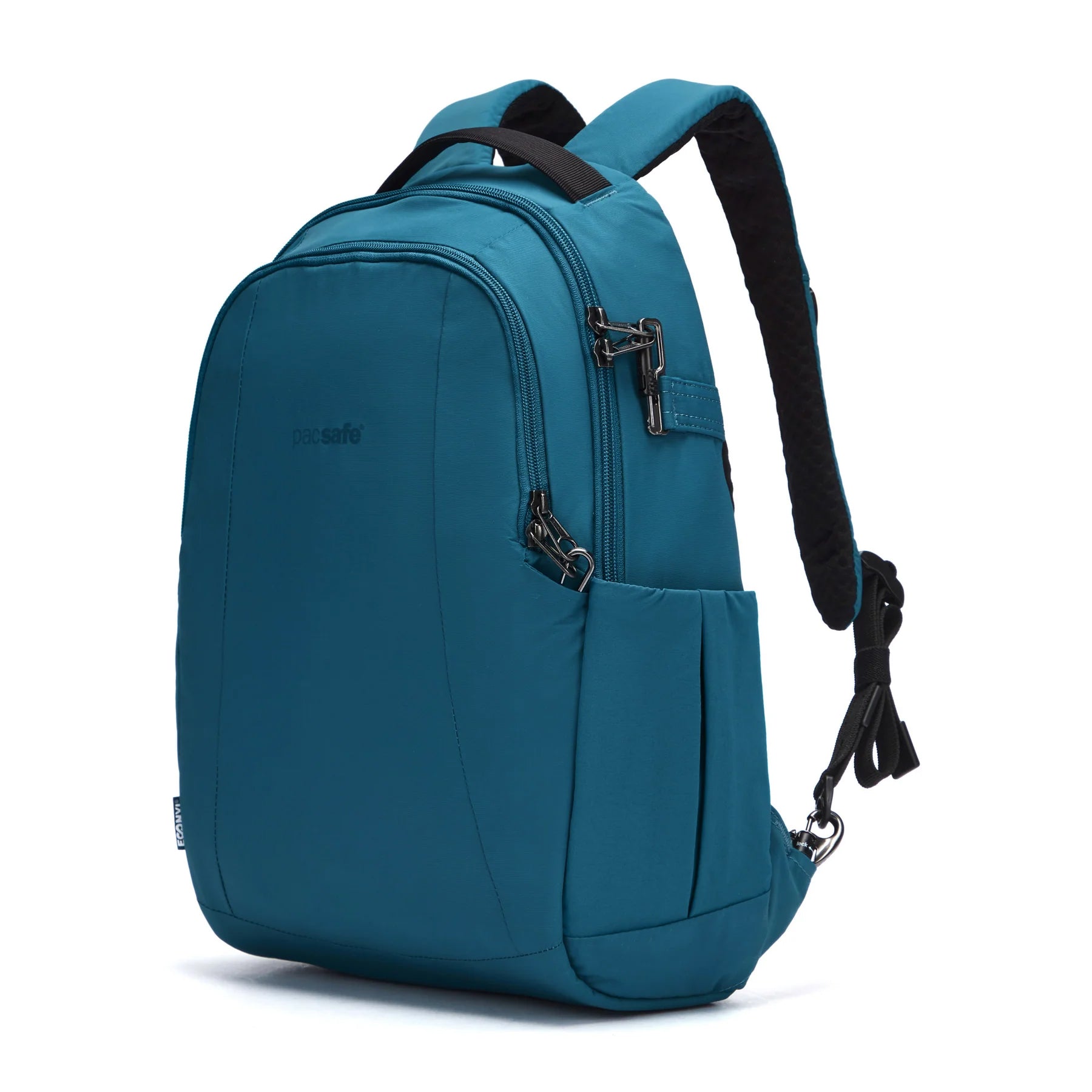 Protect your valuables and our planet in this compact, 15L backpack that’s perfect for short day trips. All your things are organized in handy pockets and protected by patented anti-theft technology. Made with ECONYL® regenerated nylon fibre. www.defenceqstore.com.au