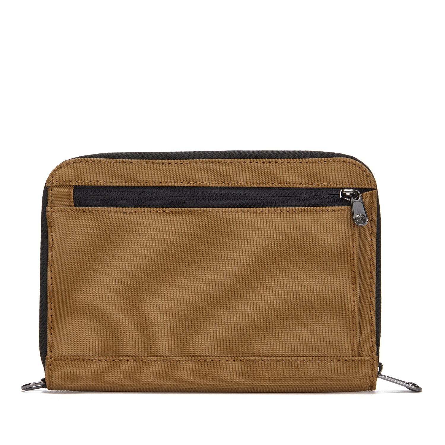 Sort your travel essentials into a zip folder that protects the information stored on your passport and cards. This Travel Organizer is made from RFID blocking material and has compartments for multiple currencies, space for a boarding pass and more. www.defenceqstore.com.au