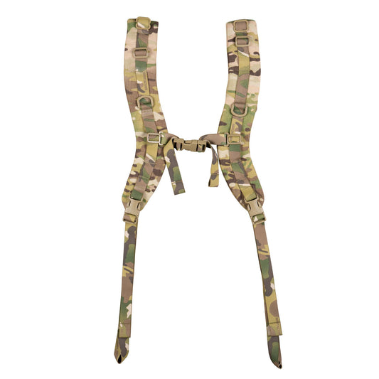 Classic ALICE straps modified to work on both 1606 ALICE frames. These straps are softer across the shoulders and smaller in width to stop the straps rubbing on your neck. www.defenceqstore.com.au