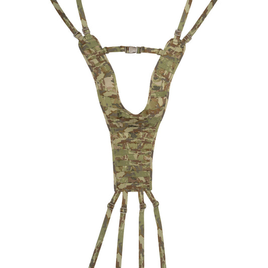 The Platatac Modular Spec Harness allows for greater comfort and versatility than other belt rig harnesses. The shoulder pads are wider and thinner to provide greater comfort when using a pack and connects to your belt in 8 places allowing for greater stability when running and crawling. www.defenceqstore.com.au