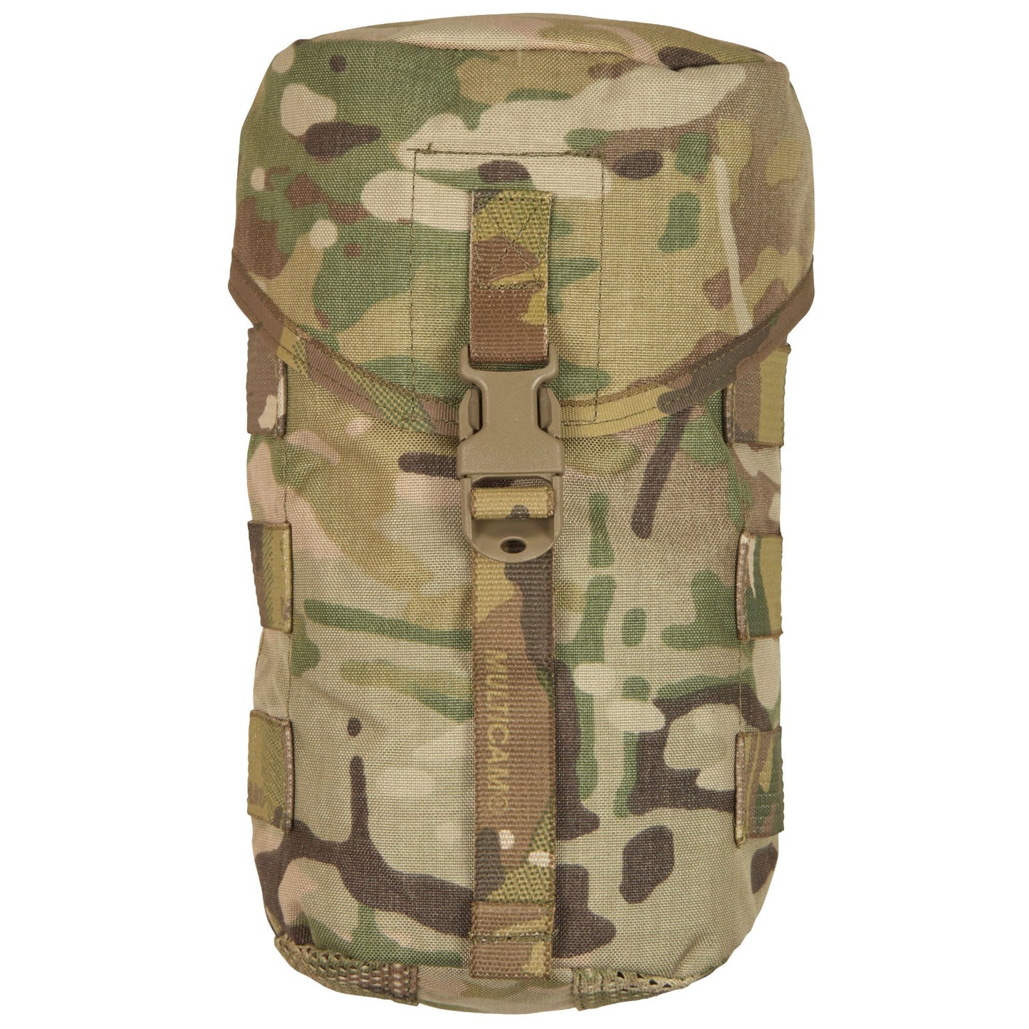 The Platatac Large Accessories Water Utility Pouch (WUP) is a lightweight, MOLLE-compatible utility pouch designed to securely hold a canteen, 1 Litre Flask, a 1L Nalgene bottle with cup, or similar-sized water containers and additional gear. www.defenceqstore.com.au