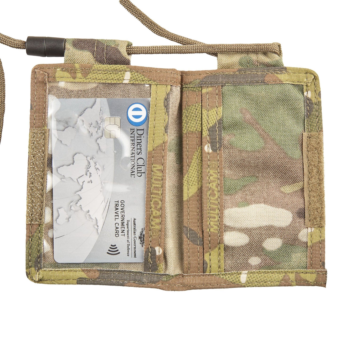 The Base ID holder contains three PVC windows, quick release lanyard and with small internal pockets. It's secure and practical, featuring a simple yet effective design that's perfect for storing and accessing your important items quickly and easily. www.defenceqstore.com.au