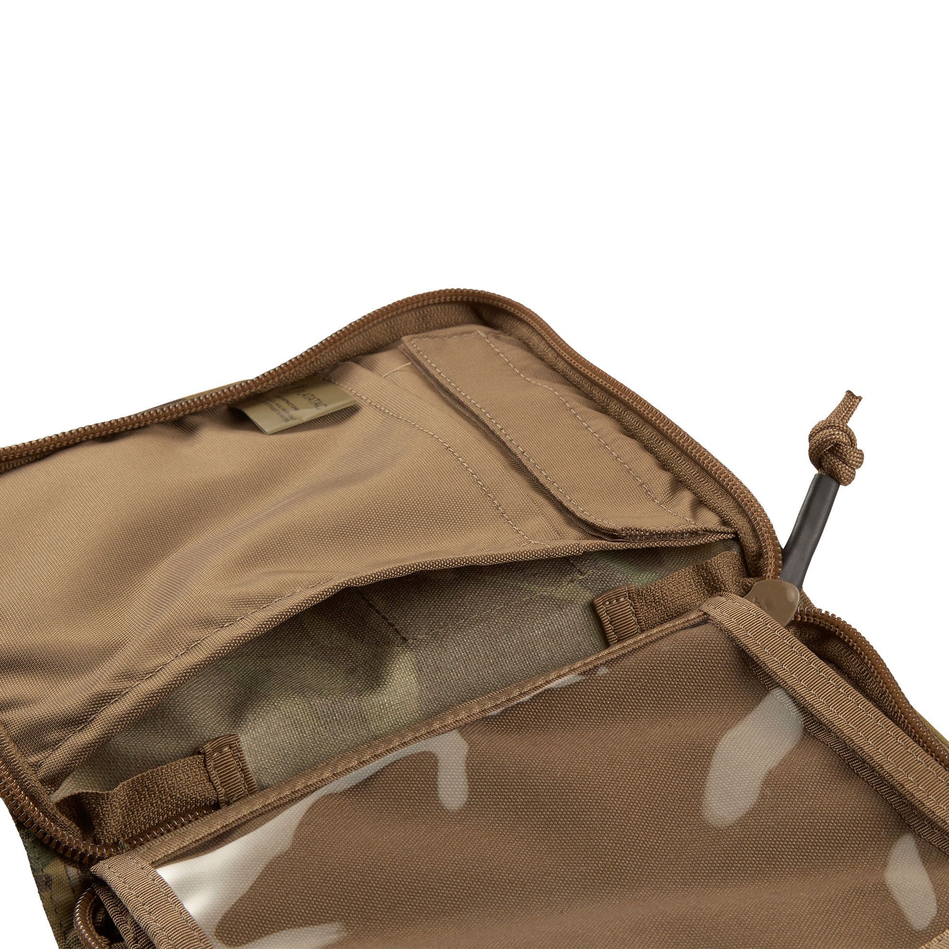 With multiple sleeves and pockets, the Platatac Brit Zip side opening field notebook cover is ideal for junior leaders and commanders to keep orders notes, tab data, SOP’s, radio freqs and any other mission critical information all in one location and for making you look like an admin jet. www.defenceqstore.com.au