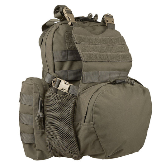 Based on our famous Echo hydration pack, the Bullock Echo MK3 is the newest addition to our small assault/combat sustainment pack range. The Bullock Echo MK3 bridges the gap between a hydration carrier and small day packs and with an integral helmet/cargo cradle, it’s a highly versatile piece of kit. www.defenceqstore.com.au
