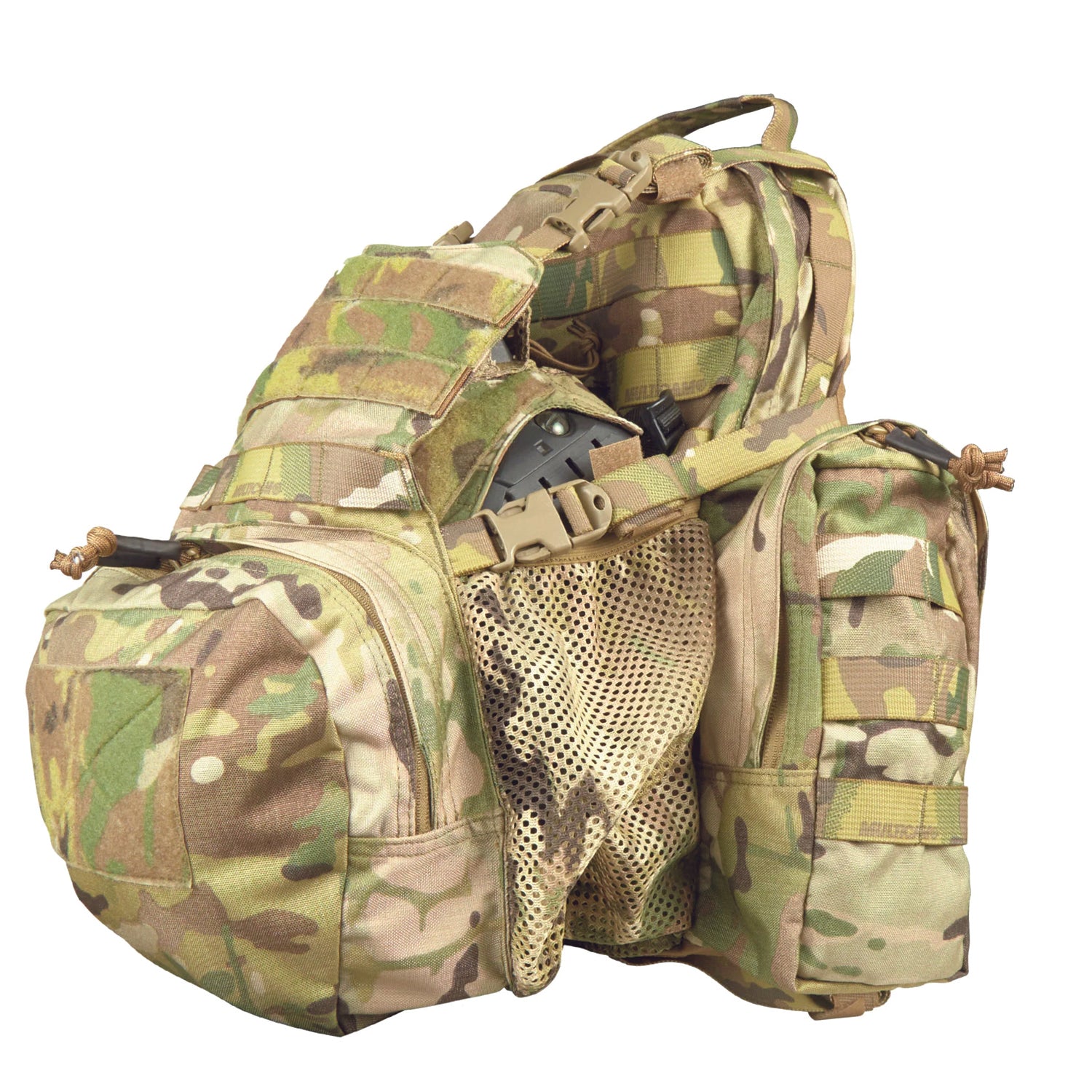 The Platatac Bullock Echo V4 is the newest addition to our small assault/combat sustainment pack range. Being slightly larger than its predecessor, it offers more room to carry your mission-specific gear. It can be worn with the padded shoulder straps (included) or it can be attached to an armour carrier via the MOLLE on the back. www.defenceqstore.com.au