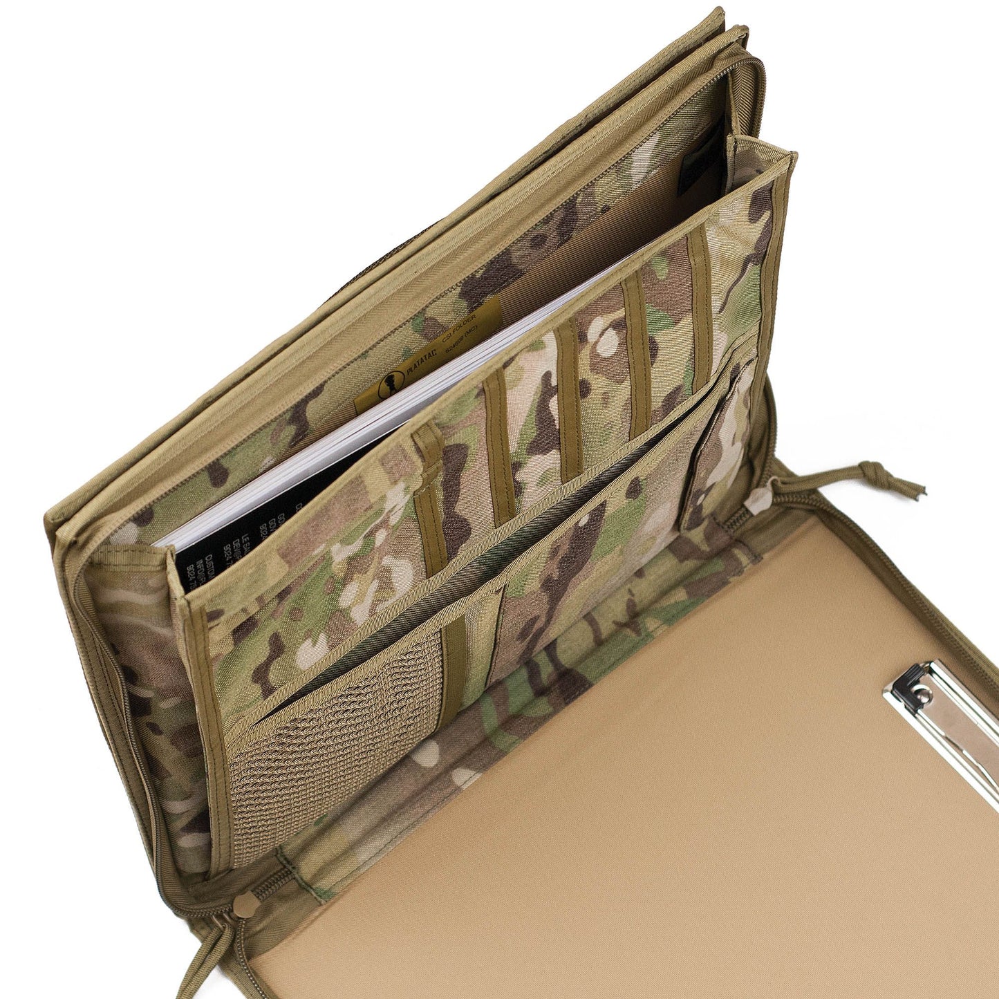 The PLATATAC CSI Folder is designed all your personal admin whilst on the go. Sized at an oversized a4, it's perfect for carrying a4 sized notebooks & documents, a tablet, mobile phone, pens and other essential admin items. www.defenceqstore.com.au