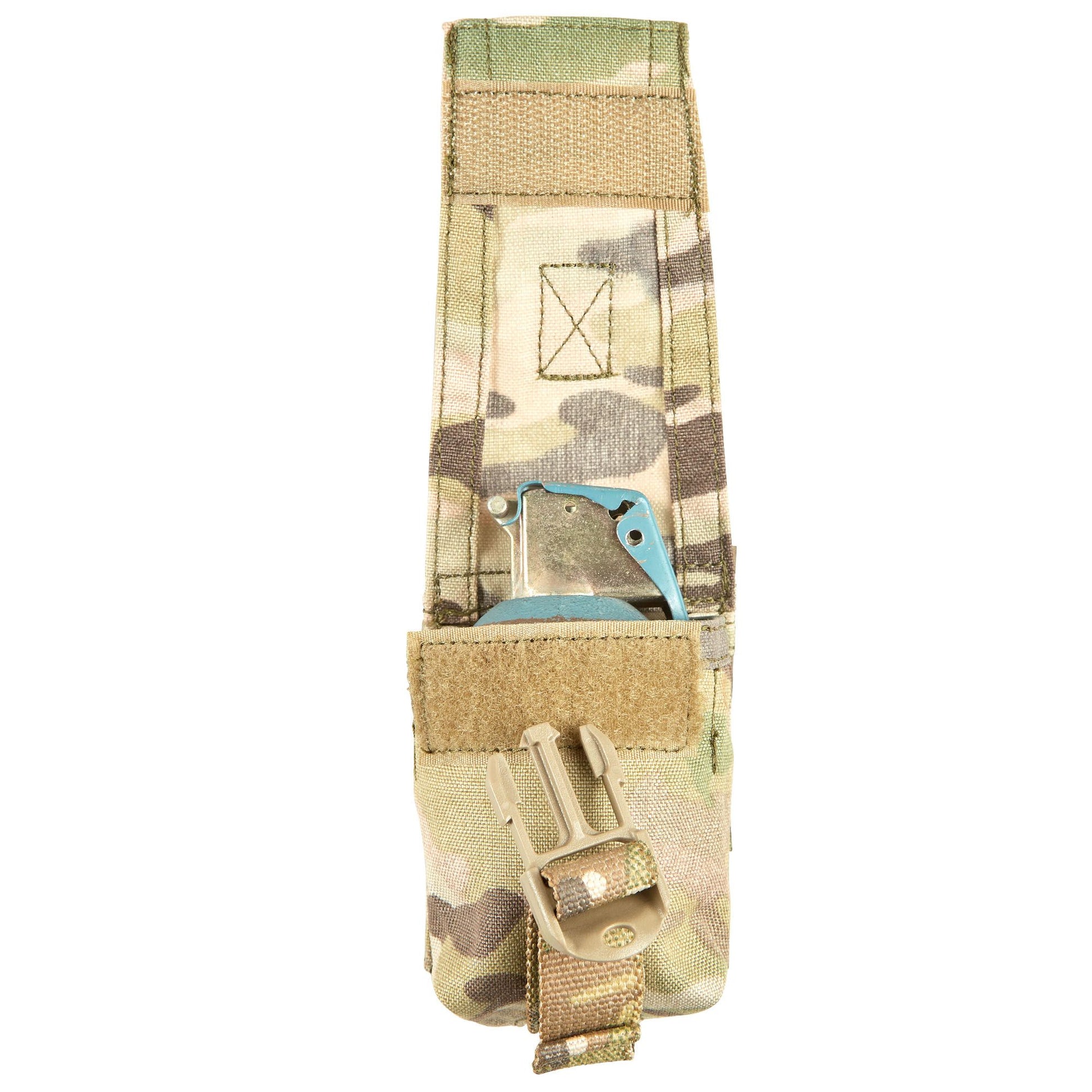  A 19mm ITW clip, combined with a Velcro hook &amp; loop closure, ensures positive retention of EO devices, without impeding release when needed. At 2 MOLLE columns wide, it’s also small enough to mount on belts or plate carriers. www.defenceqstore.com.au where the army shops