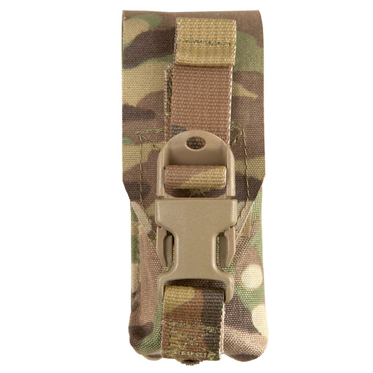 The PLATATAC HW Single Flash Bang Pouch is designed to fit a Nico Flashbang, or any other EO or similar-sized items. Made from a single piece of laser-cut Ultracomp material, it is lightweight and hydrophobic, making it ideal for maritime operations. www.defenceqstore.com.au where the army shops