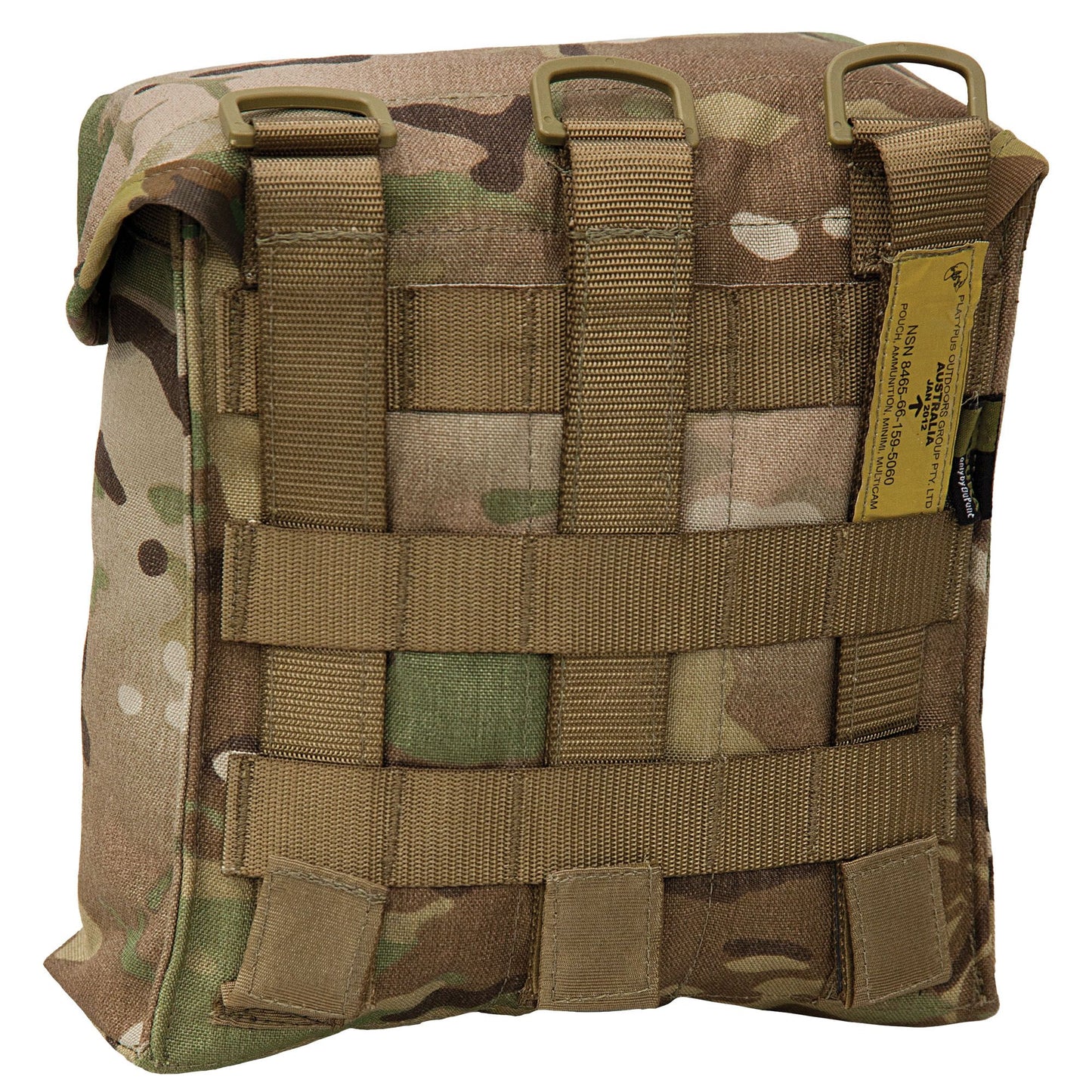 The MOLLE Minimi Pouch has been built to the same requirements as the old ALICE canvas Minimi pouches.

The MOLLE Minimi Pouch is lighter, stronger and can be MOLLE mounted.

This pouch looks and feels like everyones' old favourite but is superior in every way. www.defenceqstore.com.au where the army shops