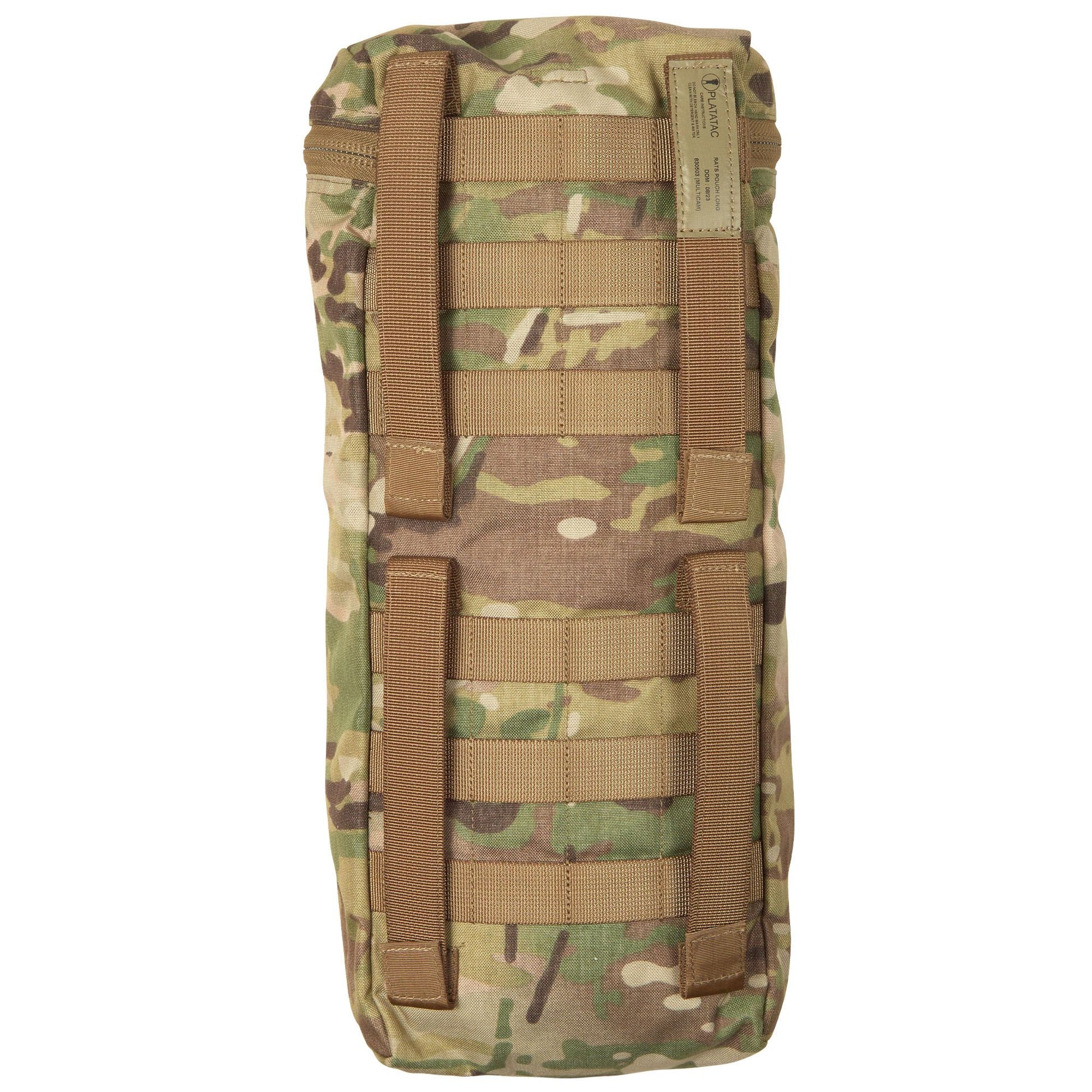 The RATS long pouch is based off our RATS pouch, we have extended the length to hold two ration packs and a 3L hydration bladder via the Velcro loop inside the lid. www.defenceqstore.com.au where the army shops