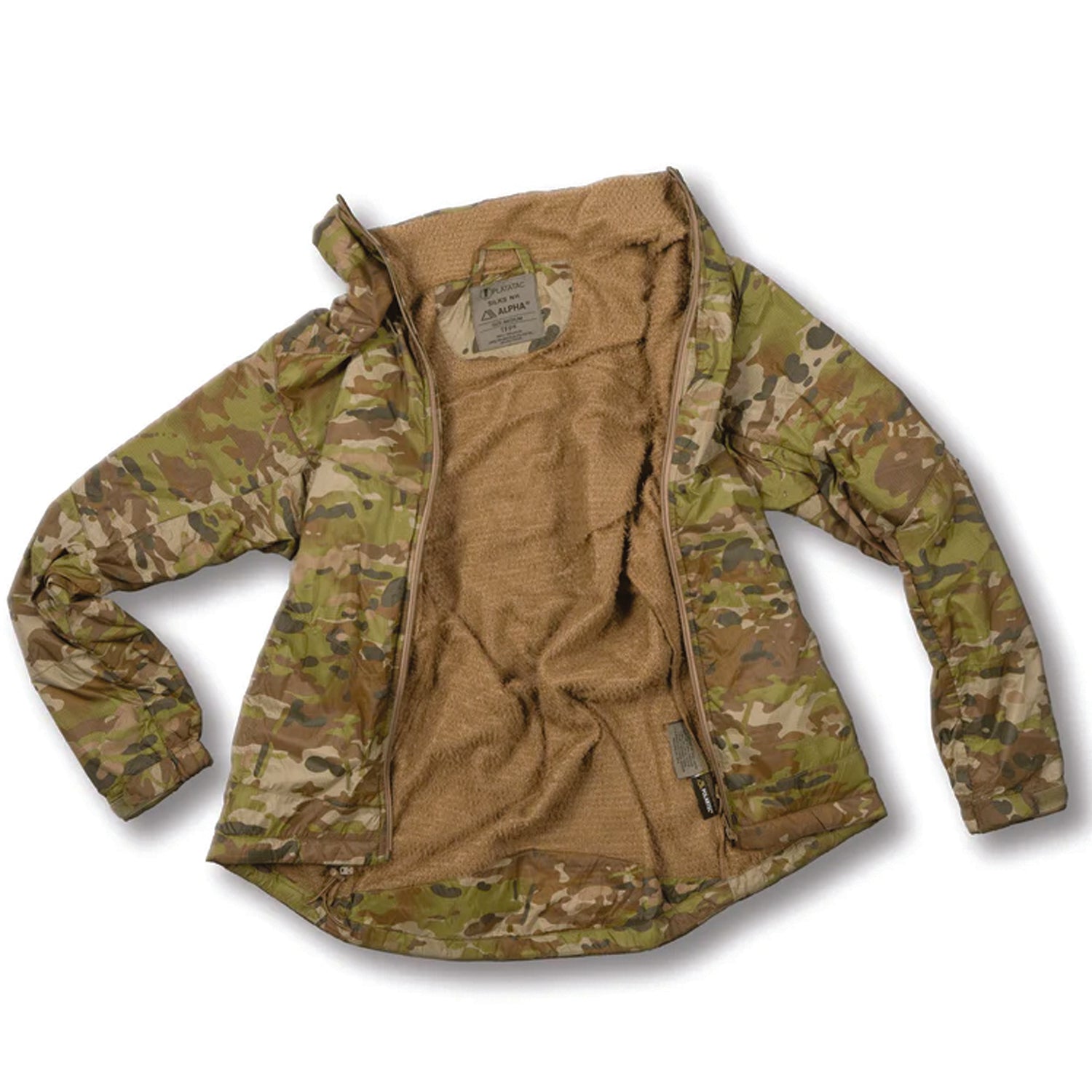 The ultralight Platatac Silks Alpha Jacket is an upgraded thermal version of the standard LW Silks using windproof and water repellent shell fabric with the addition of high tech Polartec® Alpha® active insulation lining. Ultralight, stuffable &amp; incredibly versatile thermal regulation. In this version we did a ‘hood delete’ as we’ve had a large number of requests for a No Hood option. We listened. www.defenceqstore.com.au