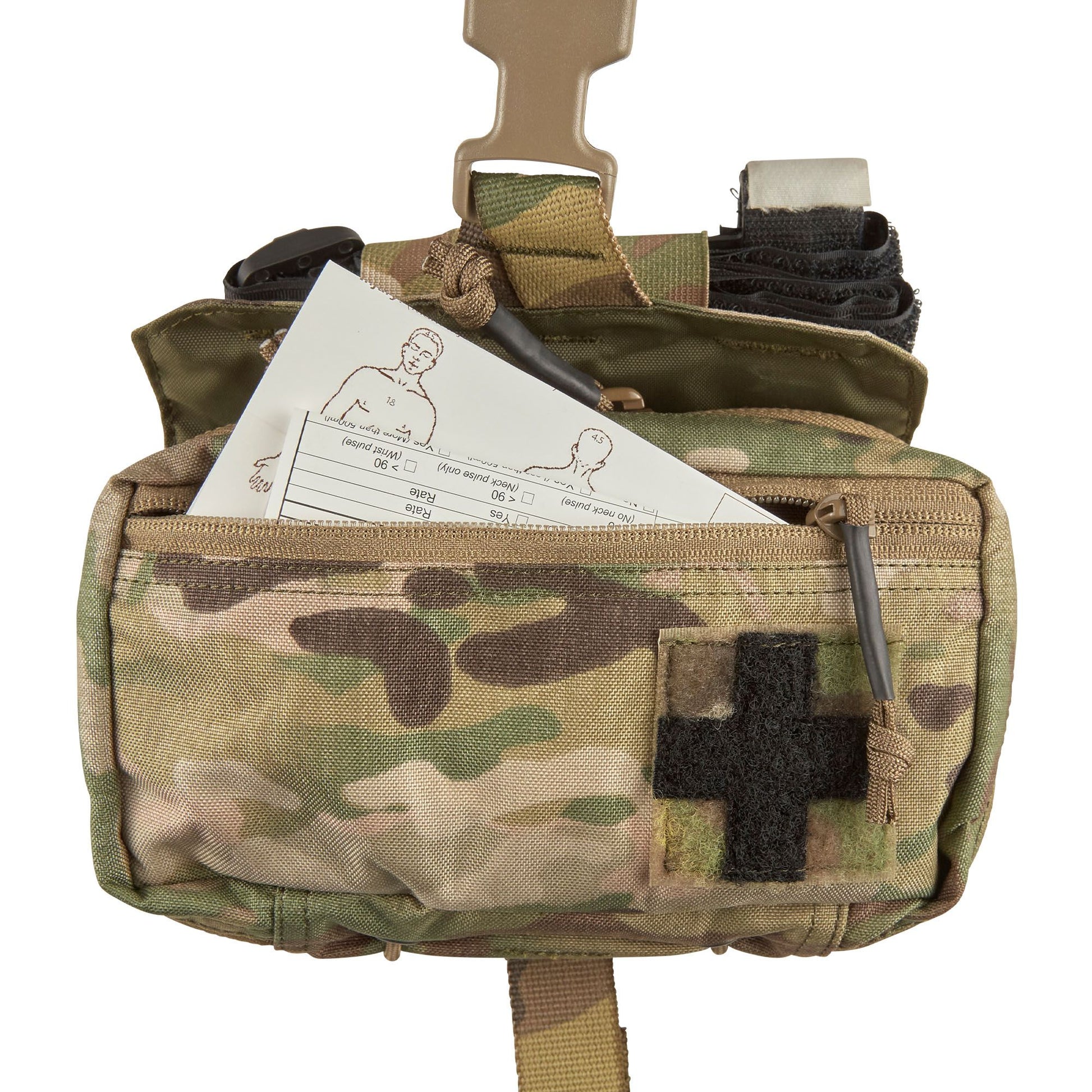 The Platatac Tear Away Med Pouch Horizontal (TAMPH) is a ambidextrous, horizontally mountable, compact, well laid out solution to store your individual first aid kit (IFAK), it can be mounted on any MOLLE/PALS platform or first-line belt and rapidly deployed in a matter of seconds for when you need it most. www.defenceqstore.com.au