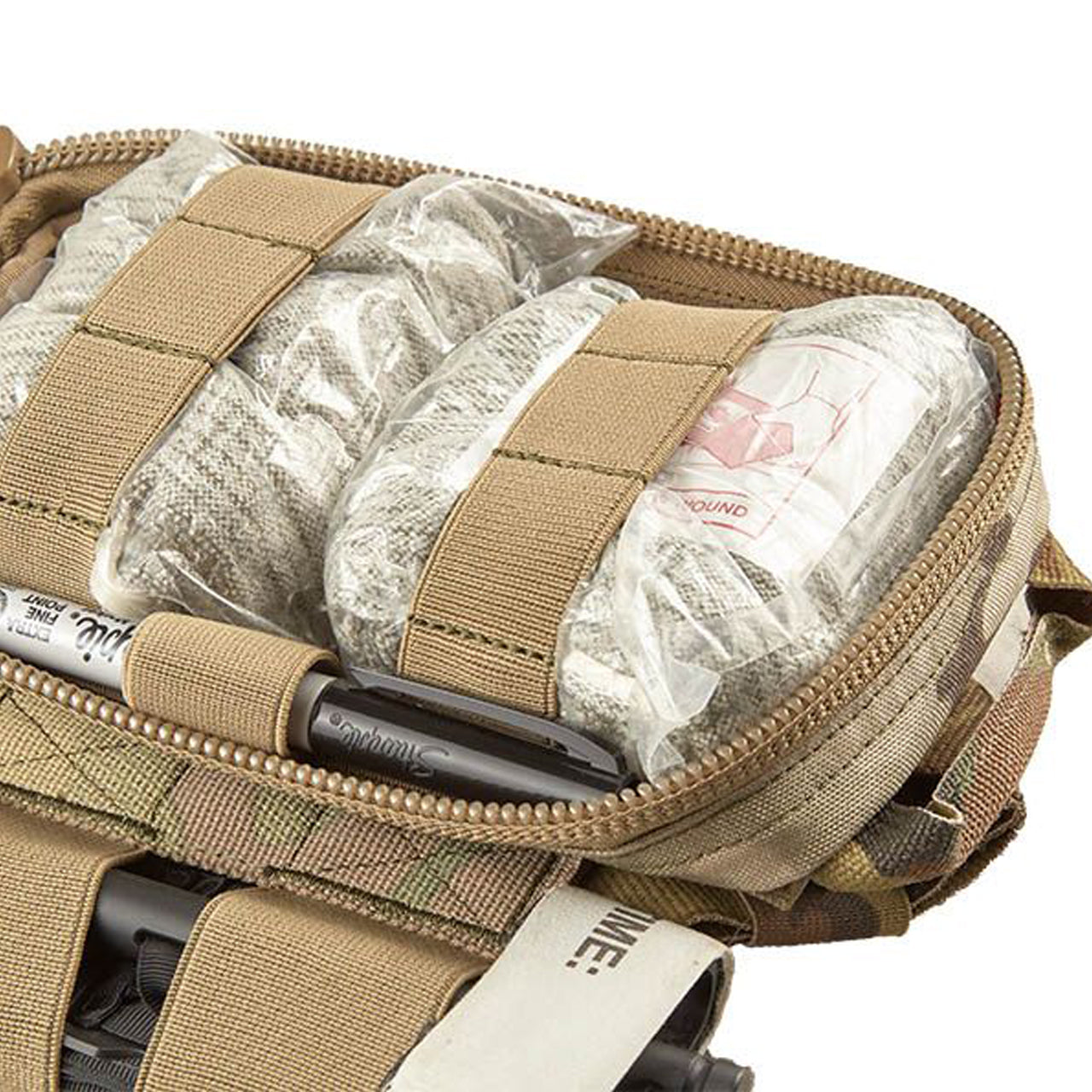 The Platatac Tear Away Med Pouch (TAMP) is a vertically mounted, compact, well laid out solution to store your individual first aid kit (IFAK), it can be mounted on any MOLLE/PALS platform and rapidly deployed in a matter of seconds for when you need it most. www.defenceqstore.com.au