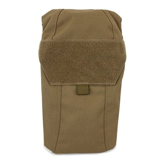 The Utility Hydration Cover is a MOLLE mounted cover for your hydration bladder. It is designed to fit 1x 2L Hydration Bladder. It features full external MOLLE attachment and Velcro Closure. www.defenceqstore.com.au