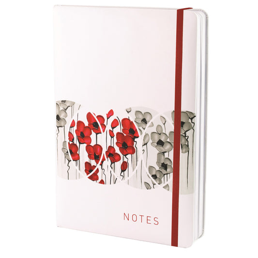 The Introducing our beautiful notebook, featuring a cover design inspired by the poignant artwork of Australian artist Naomi Crowther. This notebook is not only visually stunning, but also highly functional. www.defenceqstore.com.au