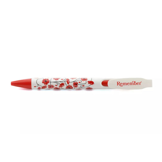 The Poppy Plastic Pen is an enthralling writing instrument that will bring vivid and expressive writing to life. This pen is not just a tool, it is a statement. With the Poppy Plastic Pen, you can unleash your creativity and make a bold proclamation. www.defenceqstore.com.au