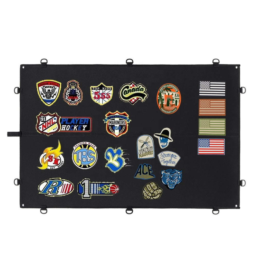 Showcase your patch collection with confidence. This premium morale patch display board features a soft loop surface that grips all velcro-backed patches securely—from tactical ID badges to custom name patches. www.defenceqstore.com.au