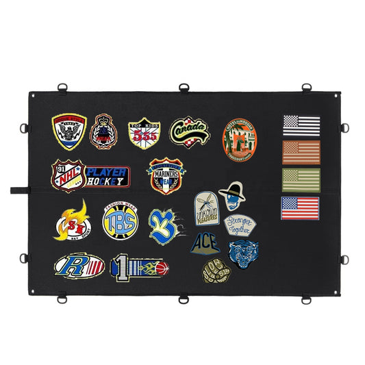 Showcase your patch collection with confidence. This premium morale patch display board features a soft loop surface that grips all velcro-backed patches securely—from tactical ID badges to custom name patches. www.defenceqstore.com.au