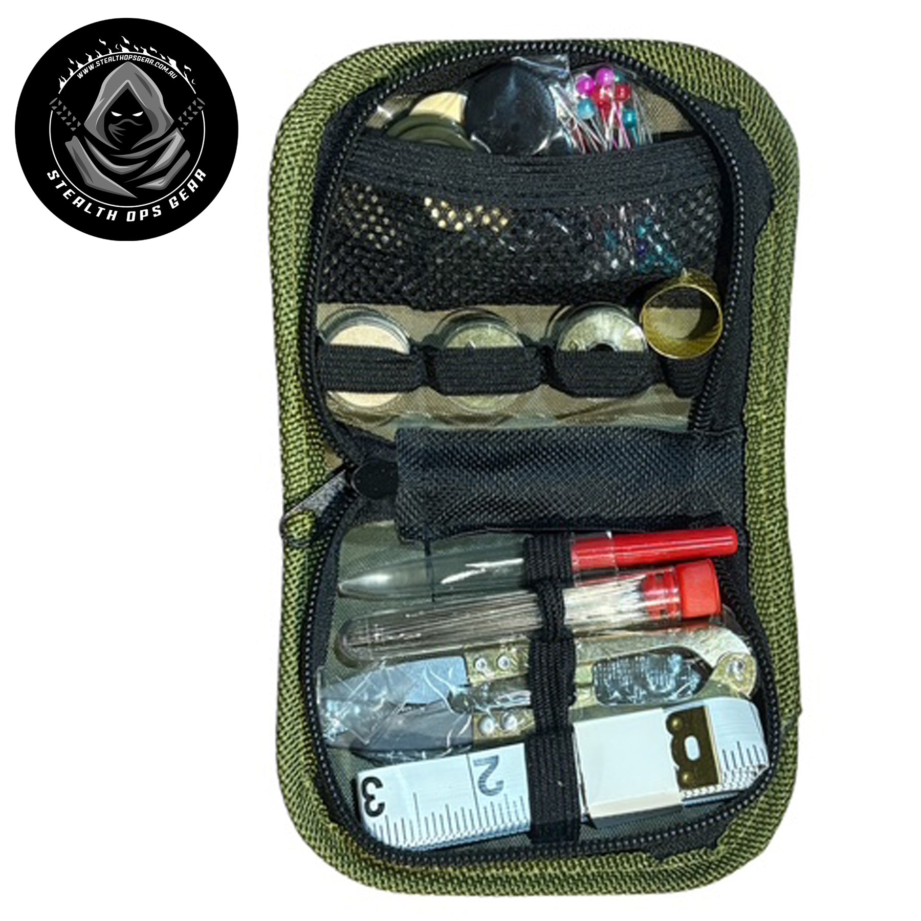 When your gear takes damage in the field, seconds count. The Premium Sewing Kit from Stealth Ops Gear is engineered for rapid, reliable repairs—trusted by Army Cadets, Air Force personnel, and Navy operatives who demand mission-critical equipment that performs under pressure. www.defenceqstore.com.au