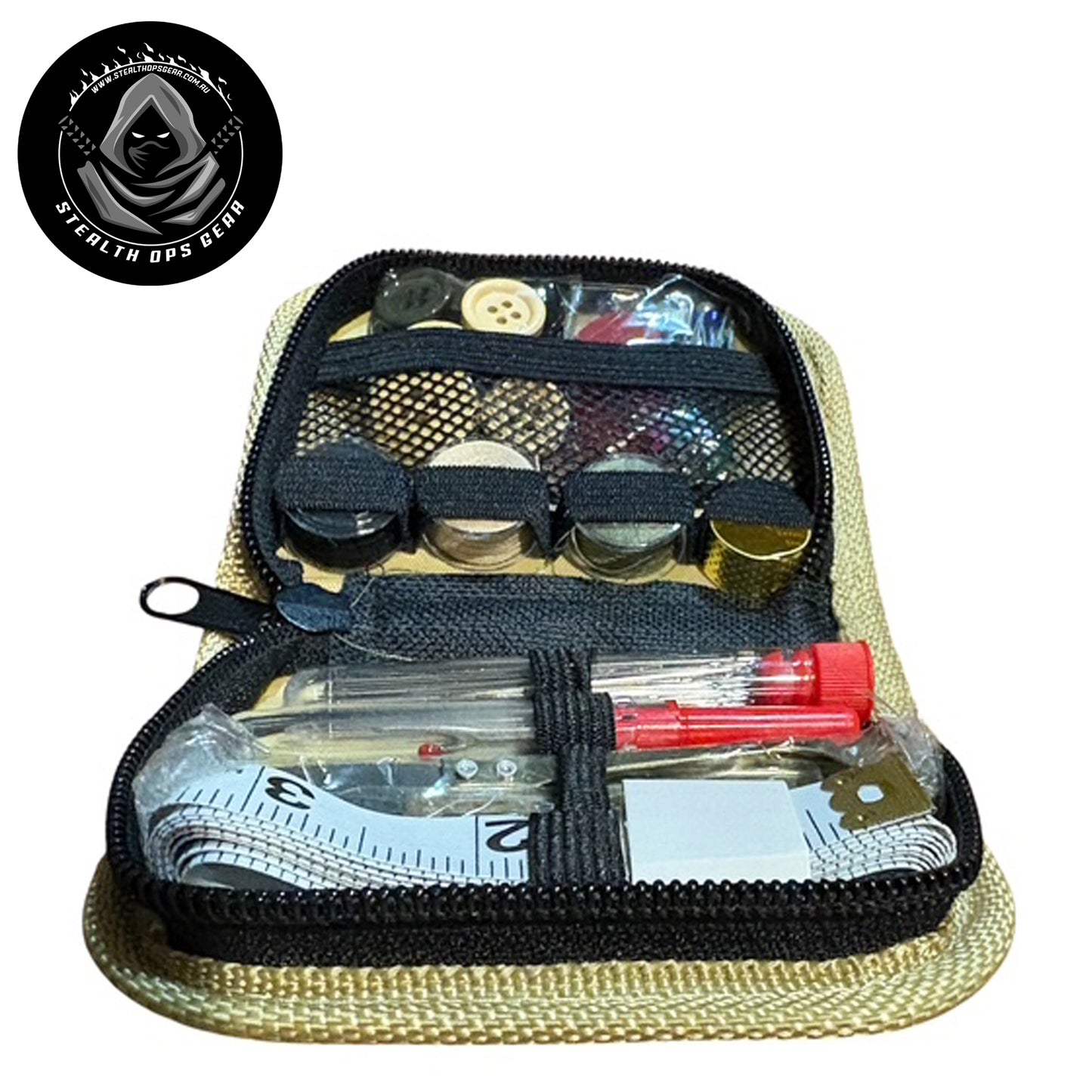 When your gear takes damage in the field, seconds count. The Premium Sewing Kit from Stealth Ops Gear is engineered for rapid, reliable repairs—trusted by Army Cadets, Air Force personnel, and Navy operatives who demand mission-critical equipment that performs under pressure. www.defenceqstore.com.au