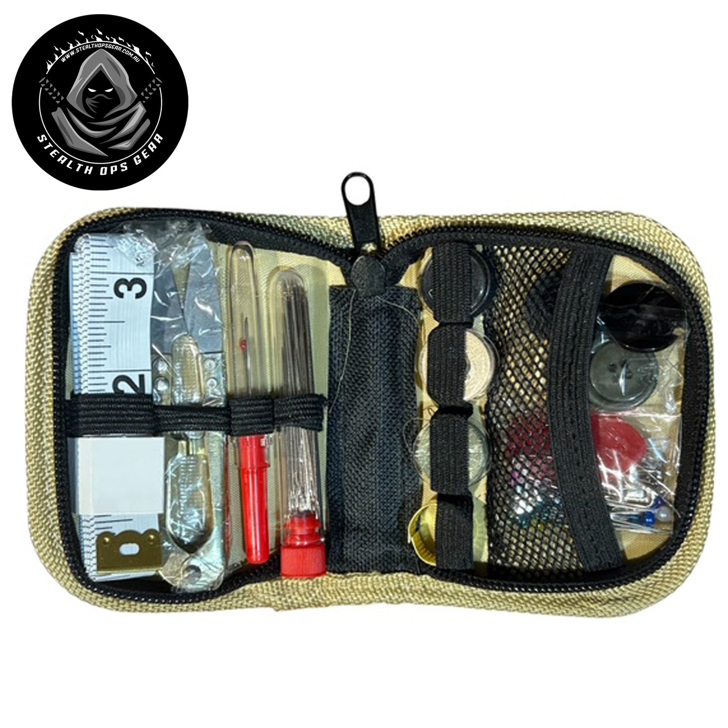 When your gear takes damage in the field, seconds count. The Premium Sewing Kit from Stealth Ops Gear is engineered for rapid, reliable repairs—trusted by Army Cadets, Air Force personnel, and Navy operatives who demand mission-critical equipment that performs under pressure. www.defenceqstore.com.au