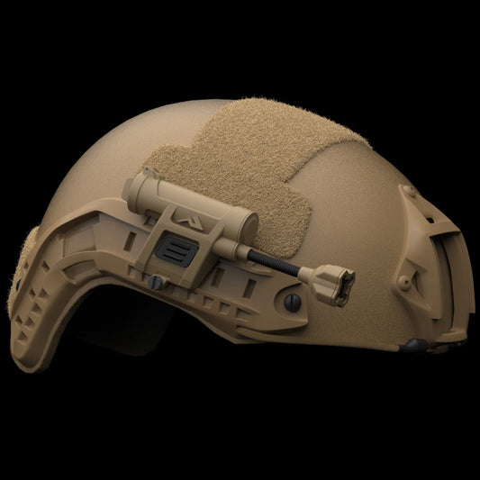 Charge X uses a versatile mounting system which allows for secure attachment to helmet rail systems or MOLLE/PALS. Once the light is in place, its flexi-neck design allows you to direct light wherever it is needed. www.defenceqstore.com.au where the army shops