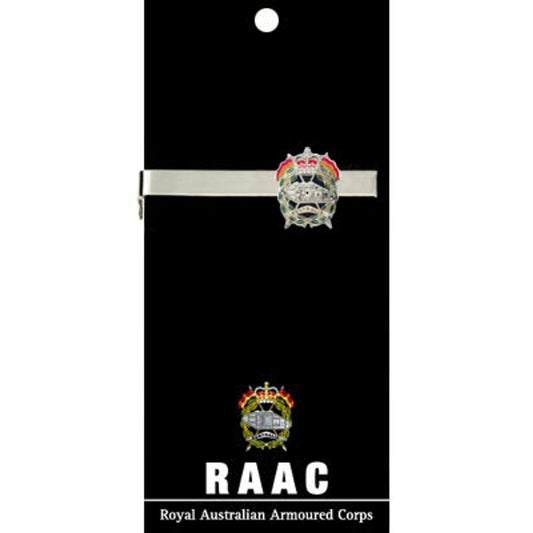 Add a touch of elegance to your look with the Royal Australian Armoured Corps (RAAC) 20mm enamel tie bar! Crafted with gold-plated material, this gorgeous tie bar is perfect for any work or formal occasion. www.defenceqstore.com.au