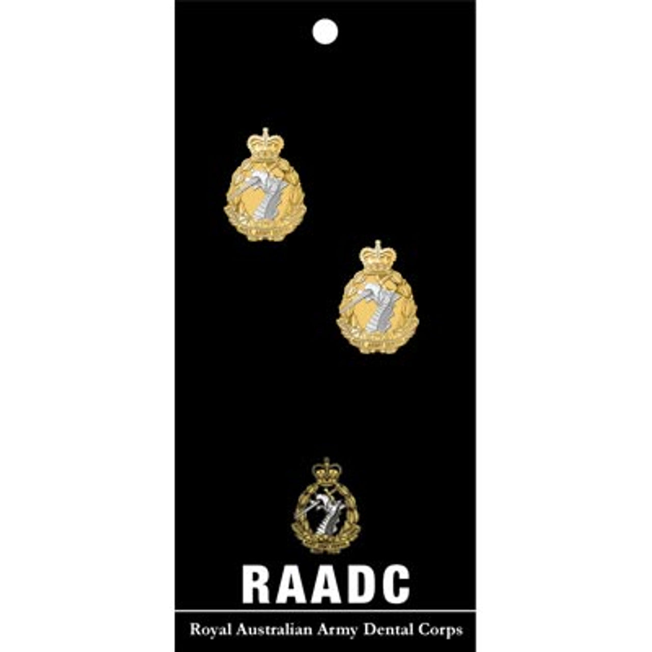 Show your pride and commitment with these sparkling RAADC Cuff Links 20mm. With full colour enamel and gold plating, these gorgeous accessories will bring a touch of style to any work outfit or special occasion. www.defenceqstore.com.au