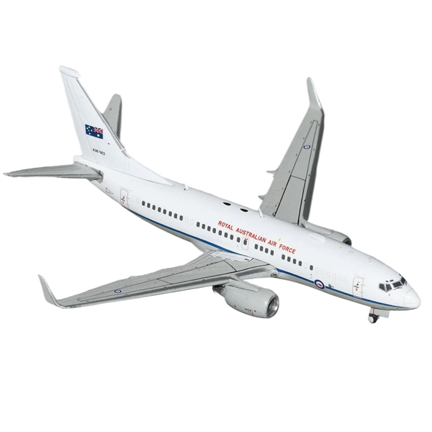 Celebrate a century of Australian aviation excellence with this striking 1/200 scale B737-700S from Gemini Jets, featuring the iconic RAAF '100 Years' livery on aircraft A36-001. www.defenceqstore.com.au